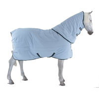 Produktbild von Horseware Amigo Stable Plus Pferdedecke Plant Dye Blau/Navy 140 cm - 200 g