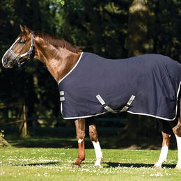 Produktbild von Horseware Amigo Stable Sheet Stalldecke für Pferde Blau