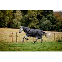 Produktbild von Horseware Amigo Super Bravo Plus Pferdedecke Schwarz Größe M - 1,4 m