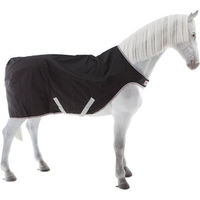 Produktbild von Horseware Amigo Waterproof Walker Lite Pferdedecke aus Polyester Schwarz Silber Rot Größe M