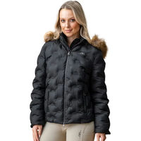 Produktbild von Horseware Ara Alessandro Albanese Damen Reitjacke mit Kapuze wasserdicht Schwarz XS