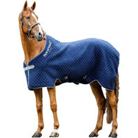 Produktbild von Horseware Autumn Cooler Fleece-Trockendecke für Pferde in Blau