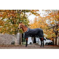 Produktbild von Horseware Autumn Cooler Pferdedecke Schwarz Türkis