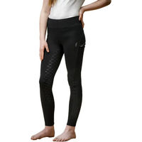 Produktbild von Horseware Bina Reitleggings Full Grip für Mädchen in Schwarz