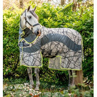 Produktbild von Horseware CamoFly Fliegendecke für Pferde in Grau Schwarz