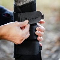 Produktbild von Horseware Classic Brushing Boots Gamaschen aus Neopren Größe L Schwarz Grün