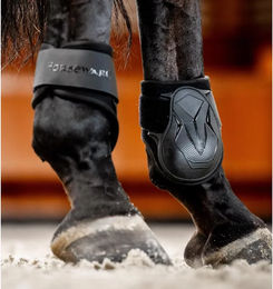 Horseware Classic Fetlock Boots Gamaschen aus Neopren Schwarz Größe L FEI konform – Bild 1 von 3