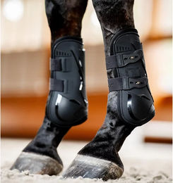 Horseware Classic Gamaschen aus Neopren Schwarz Größe L FEI-konform – Bild 1 von 9