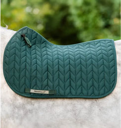 Horseware Close Contact Satteldecke für Warmblut aus Baumwolle Grün – Bild 1 von 2