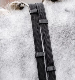 Produktbild von Horseware Continental Zügel aus Gummi für Pferde in Schwarz