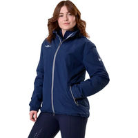 Produktbild von Horseware Corrib Wasserdichte Reitjacke mit Kapuze und Fleece Futter Blau Unisex Größe M