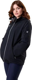 Horseware Corrib Wasserdichte Reitjacke mit Kapuze und Fleece-Futter Unisex Schwarz XXL – Bild 1 von 1