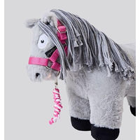Produktbild von Horseware Crafty Pony Halfter und Führstrick aus Plüsch in Pink