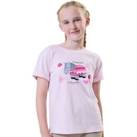 Produktbild von Horseware Crafty T-Shirt für Mädchen aus Baumwolle in Rosa