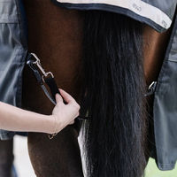 Produktbild von Horseware Elastische Beinschlaufen für Pferdedecken Schwarz