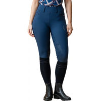 Produktbild von Horseware Fina Alessandro Albanese Reithose für Damen mit Full Grip und Fleece-Futter Blau Winter