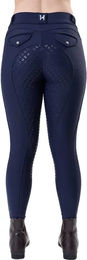 Horseware Flexfit Reithose Damen Full Grip Winter Blau – Bild 1 von 1