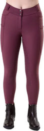 Horseware Flexfit Reithose Damen Full Grip Winter Lila – Bild 1 von 1