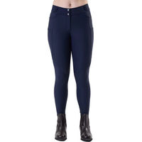 Produktbild von Horseware Flexfit Reithose Damen Mid Grip Blau Winter