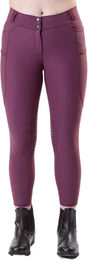 Horseware Flexfit Reithose Damen Mid Grip Winter Lila – Bild 1 von 1