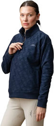 Horseware Gabriel Alessandro Albanese Sweatshirt Damen mit 1/2 Reißverschluss Blau XL – Bild 1 von 1