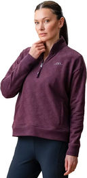 Horseware Gabriel Alessandro Albanese Sweatshirt Damen Reiten 1/2 Reißverschluss Rot XS – Bild 1 von 1