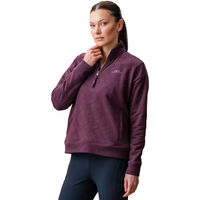 Produktbild von Horseware Gabriel Alessandro Albanese Sweatshirt Damen Reiten 1/2 Reißverschluss Rot XS
