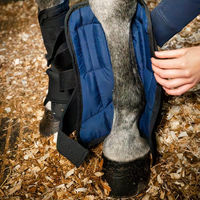 Produktbild von Horseware Gamaschen für Pferde mit Keramik-Inlay Größe L Schwarz Blau