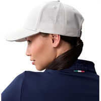 Produktbild von Horseware Georgia Baseballkappe für Damen und Herren in Weiß mit Mesh-Einsatz