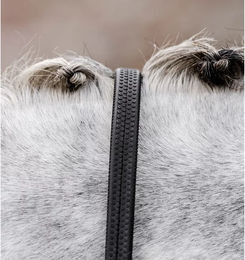 Horseware Gummi Zügel für Pferde Schwarz – Bild 1 von 2