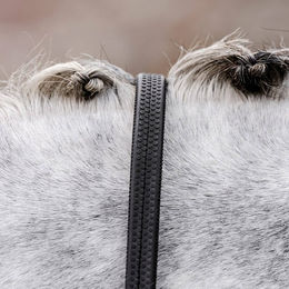 Horseware Gummizügel mit Daumenstegen aus Gummi und Nylon in Braun für Pferde – Bild 1 von 1