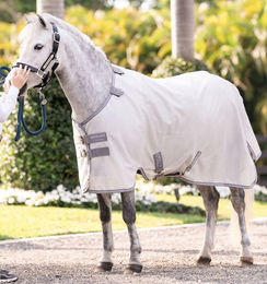Produktbild von Horseware HW Bug Rug Fliegendecke für Ponys in Weiß