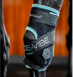 Horseware Ice-Vibe Hock Wrap Gamaschen aus Neopren für Pferde Schwarz – Bild 1 von 3