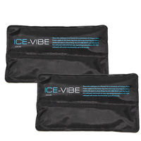 Produktbild von Horseware Ice-Vibe Kühlpacks für Strumpfhalter in Schwarz/Blau/Türkis