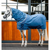 Produktbild von Horseware Ionic Therapy Mesh Cooler Pferdedecke in Blau Silber