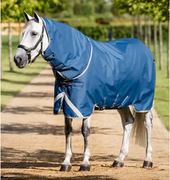 Horseware Ionic Therapy Pferdedecke Outdoor 0g Blau Silber Polyester Größe S – Bild 1 von 3
