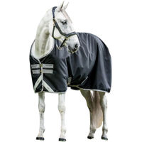 Produktbild von Horseware Ireland Amigo Bravo 12 Original Regendecke für Pferde Schwarz Grau 130