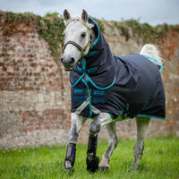Produktbild von Horseware Ireland Amigo Bravo 12 Plus Pony Weidedecke Marineblau mit 250g Füllung - 250 g