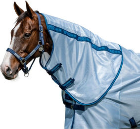 Horseware Ireland Amigo Bug Rug Fliegendecke für Pferde Silber und Titanium Grey XS – Bild 1 von 1