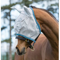 Produktbild von Horseware Ireland Amigo Fliegenmaske für Ponys in Silber/Grau - 1 Stk.