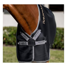 Horseware Ireland Rambo Airmax Kühldecke für Pferde Schwarz Silber 75 – Bild 1 von 3