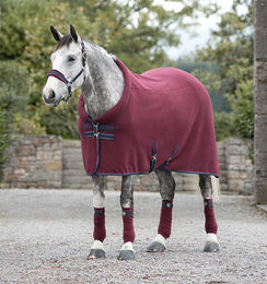 Horseware Ireland Rambo Cosy Fleece Abschwitzdecke für Pferde Burgundy 145 (6'6) – Bild 1 von 1