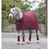 Produktbild von Horseware Ireland Rambo Cosy Fleece Abschwitzdecke für Pferde Burgundy/Burgundy, Teal & Navy 130 (6'0)