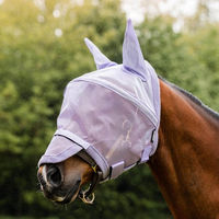 Produktbild von Horseware Ireland Rambo Flymask Plus Lavender Fliegenmaske für Ponys aus Polyester in Lila