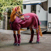 Produktbild von Horseware Ireland Rambo Travel Series Transportdecke Abschwitzdecke für Pferde Größe 145 (6'6)