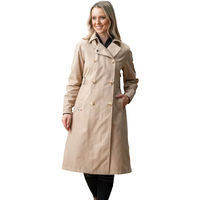 Produktbild von Horseware Isabella Reitmantel Damen Beige Waterproof Größe L
