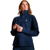Produktbild von Horseware Liberty Sweatshirt Damen mit 1/4 Reißverschluss Blau aus Baumwolle