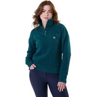Produktbild von Horseware Liberty Sweatshirt Damen mit 1/4 Reißverschluss Grün Größe M