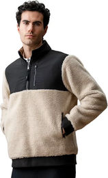 Horseware Lorenza Alessandro Albanese Fleece Half Zip Herren Winterjacke Beige XS – Bild 1 von 1