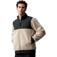 Produktbild von Horseware Lorenza Alessandro Albanese Fleece Half Zip Herren Winterjacke Beige XS